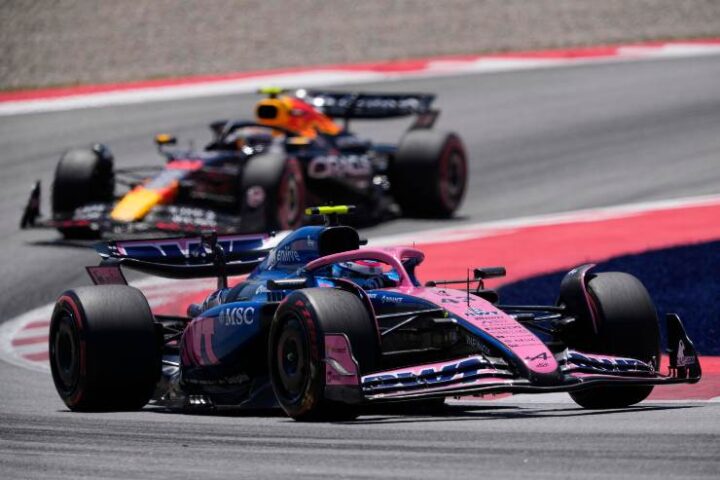 Franco Colapinto alla guida della Alpine