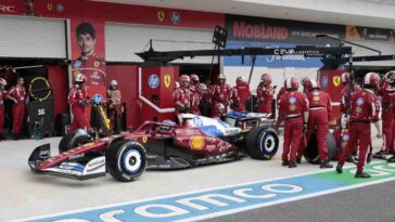 pit stop in Formula 1