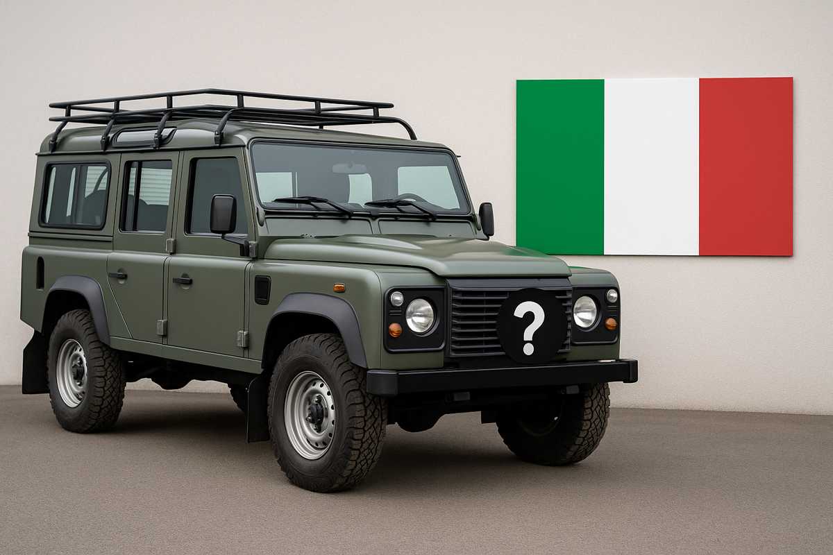 fuoristrada italiano simile land rover defender