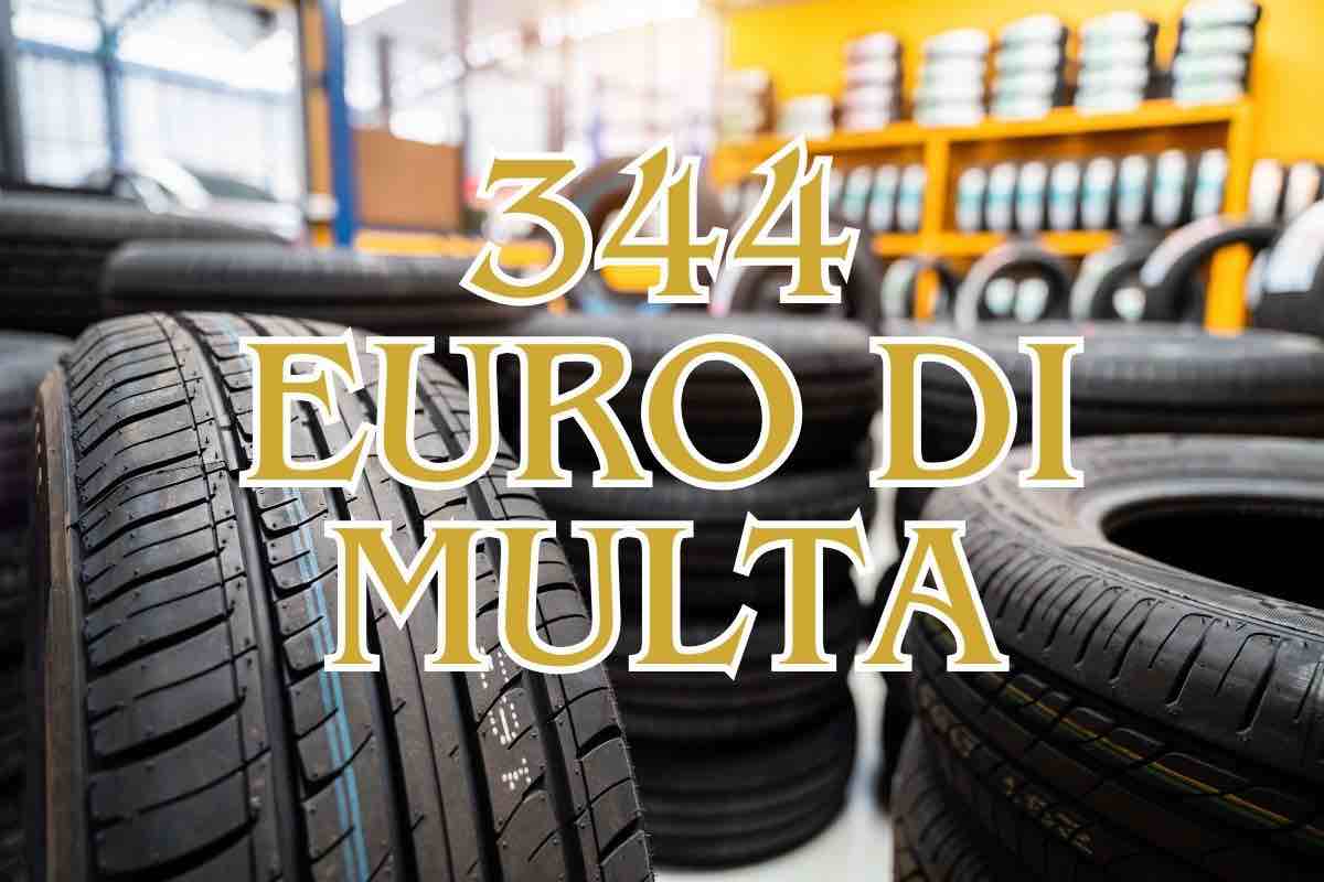 pneumatici usurati novità problemi multa