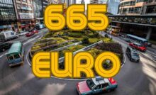 Rotatoria multa 665 euro