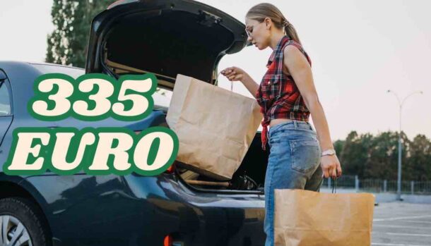 Spesa auto novità multa 335 euro