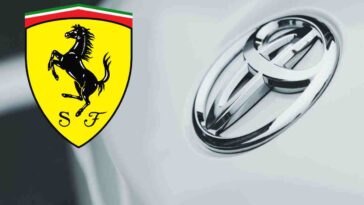 toyota ferrari logo