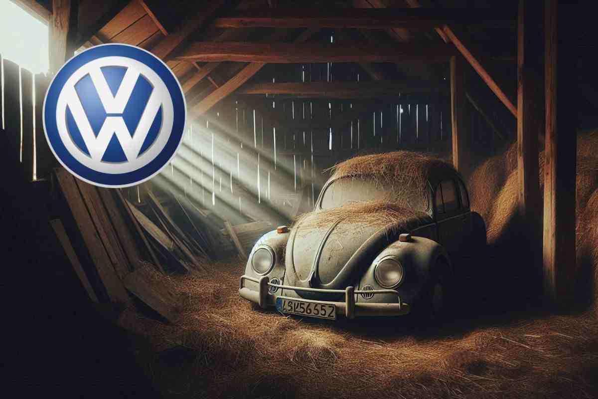 Trova in un fienile una Volkswagen dimenticata da 75 anni: sotto tutta quella polvere c'è un'auto rarissima