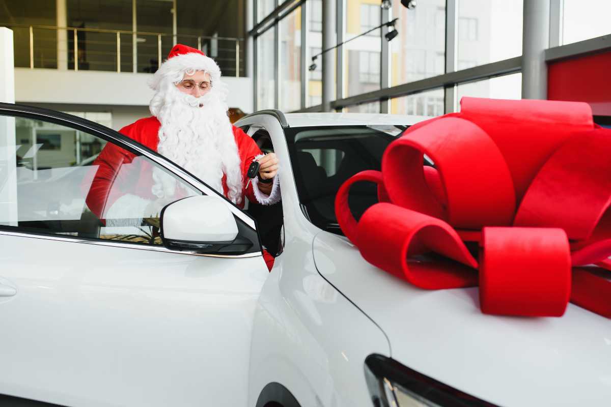 L'auto per le feste di Natale