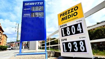 La pompa di benzina in Italia