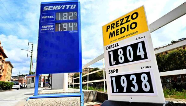 La pompa di benzina in Italia