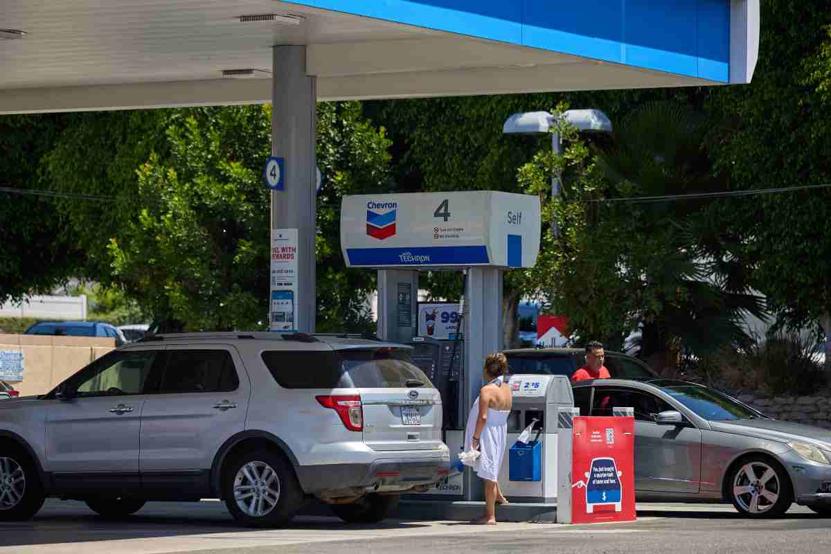 Una pompa di benzina negli USA