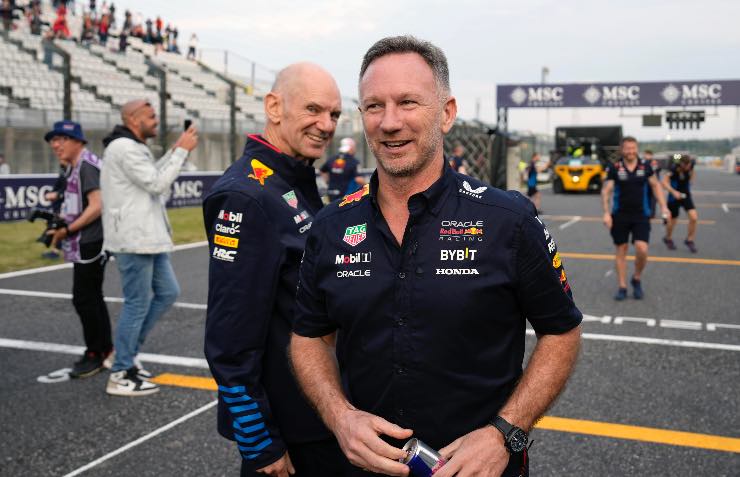 Christian Horner ed Adrian Newey il grave errore