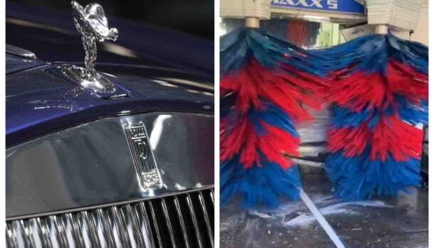 Rolls-Royce: disastro car wash