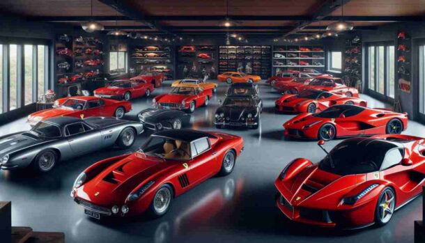 Mai viste così tante Ferrari