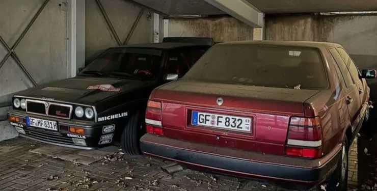 Lancia Thema 8.32 e Lancia Delta HF Integrale abbandonate in Germania