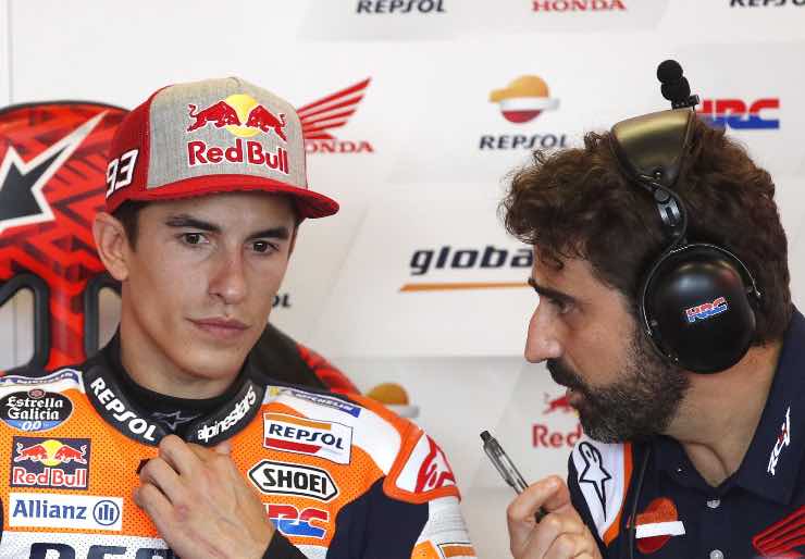 Santi Hernandez e Marc Marquez tutto chiaro