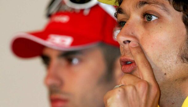 Melandri e Valentino Rossi