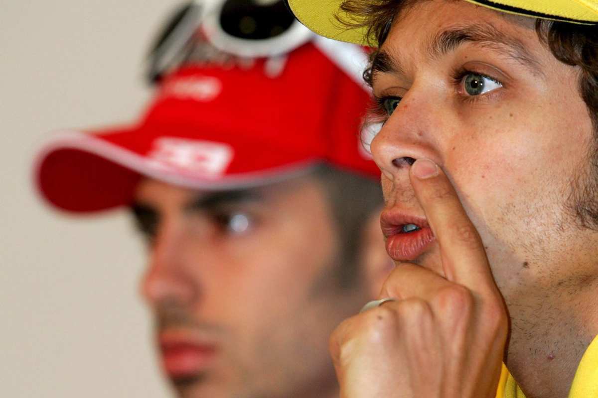 Melandri e Valentino Rossi