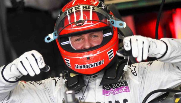 Michael Schumacher nella monoposto