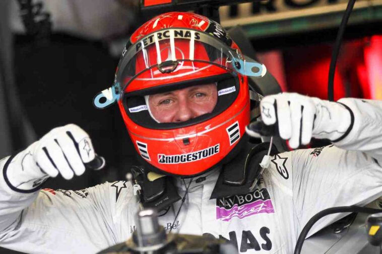 Michael Schumacher nella monoposto