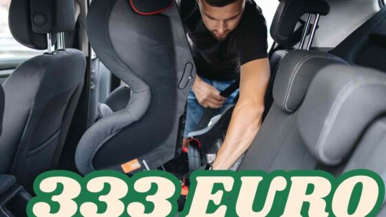 seggiolino novità multa sensore