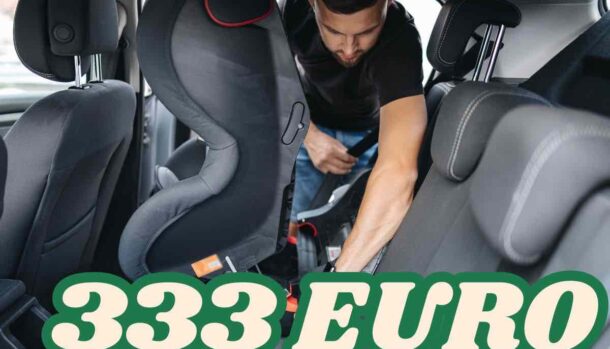 seggiolino novità multa sensore