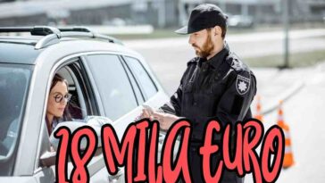 rifiuti lancio spazzatura multa auto