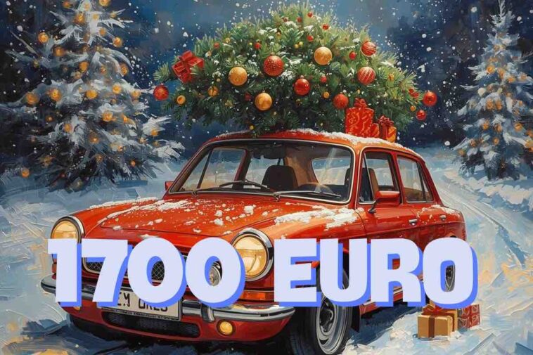 auto albero natale 1700 euro