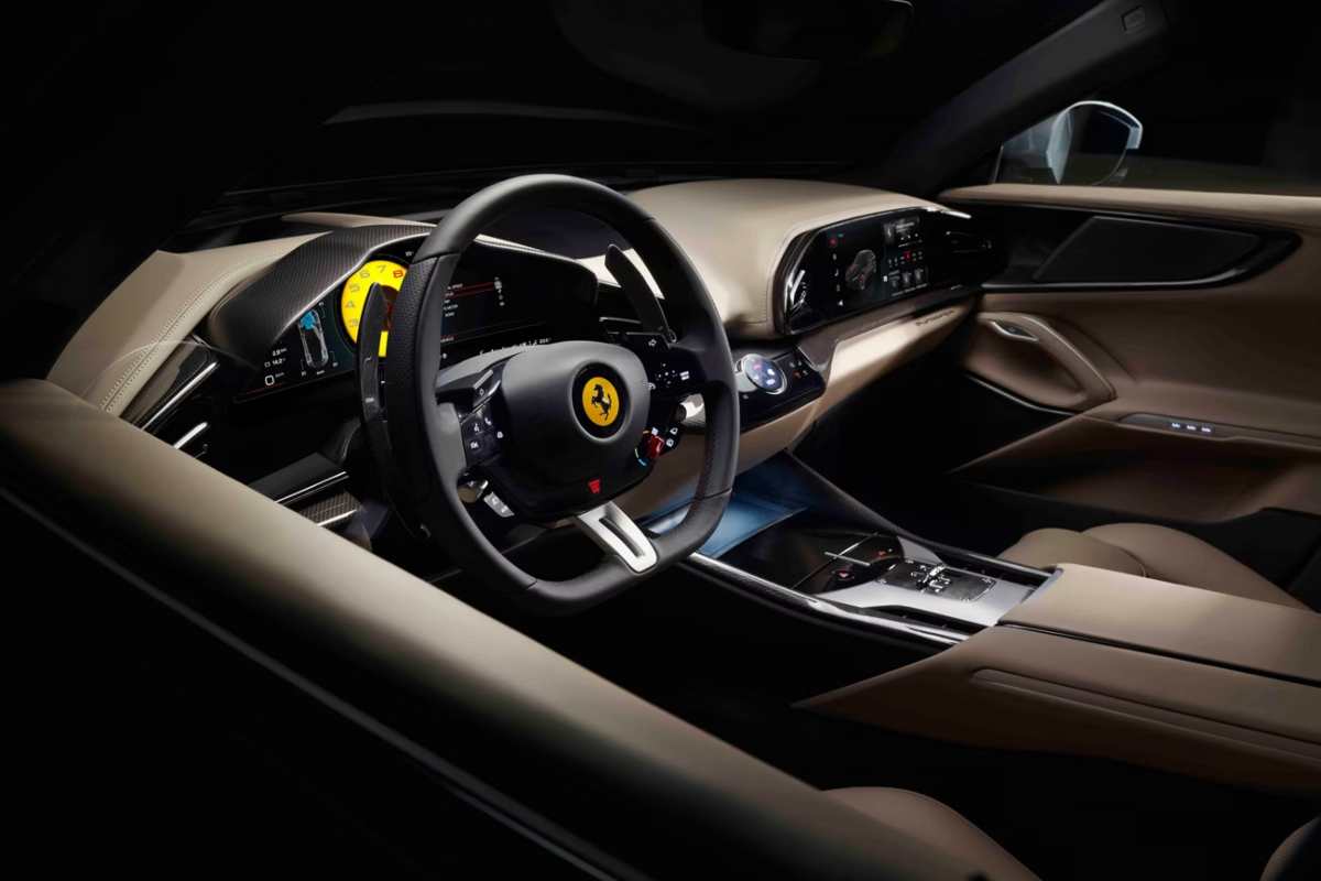 La Ferrari Purosangue che non ti aspetti: è in salsa anni '80 e somiglia a una Testarossa da Dakar