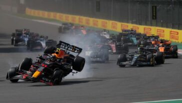 un incidente in Formula 1