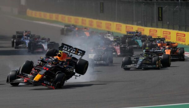 un incidente in Formula 1