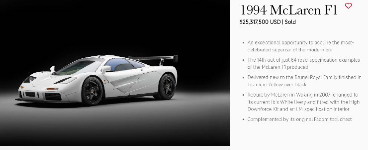 mclaren f1 rm sotheby's