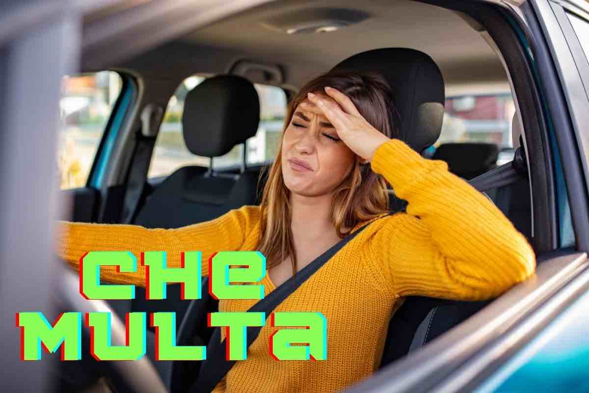 auto novità multa indumenti