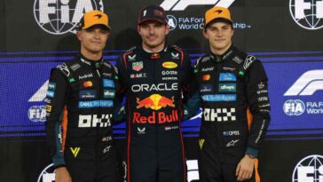 Norris Verstappen e Piastri sul podio