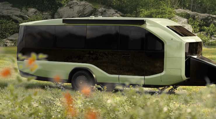 pebble flow novità caravan elettrico