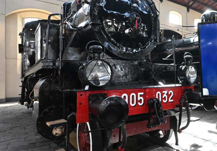 La locomotiva di un treno