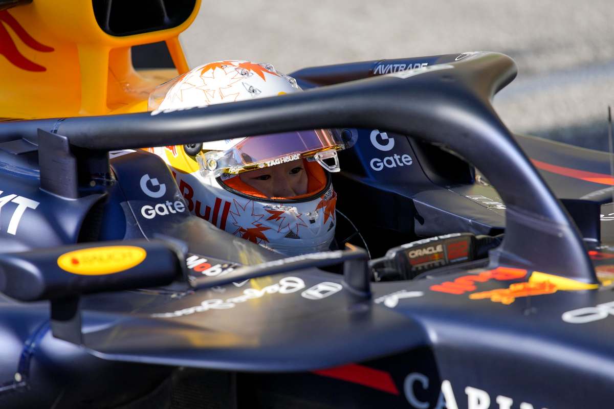 yuki tsunoda al volante della Red Bull