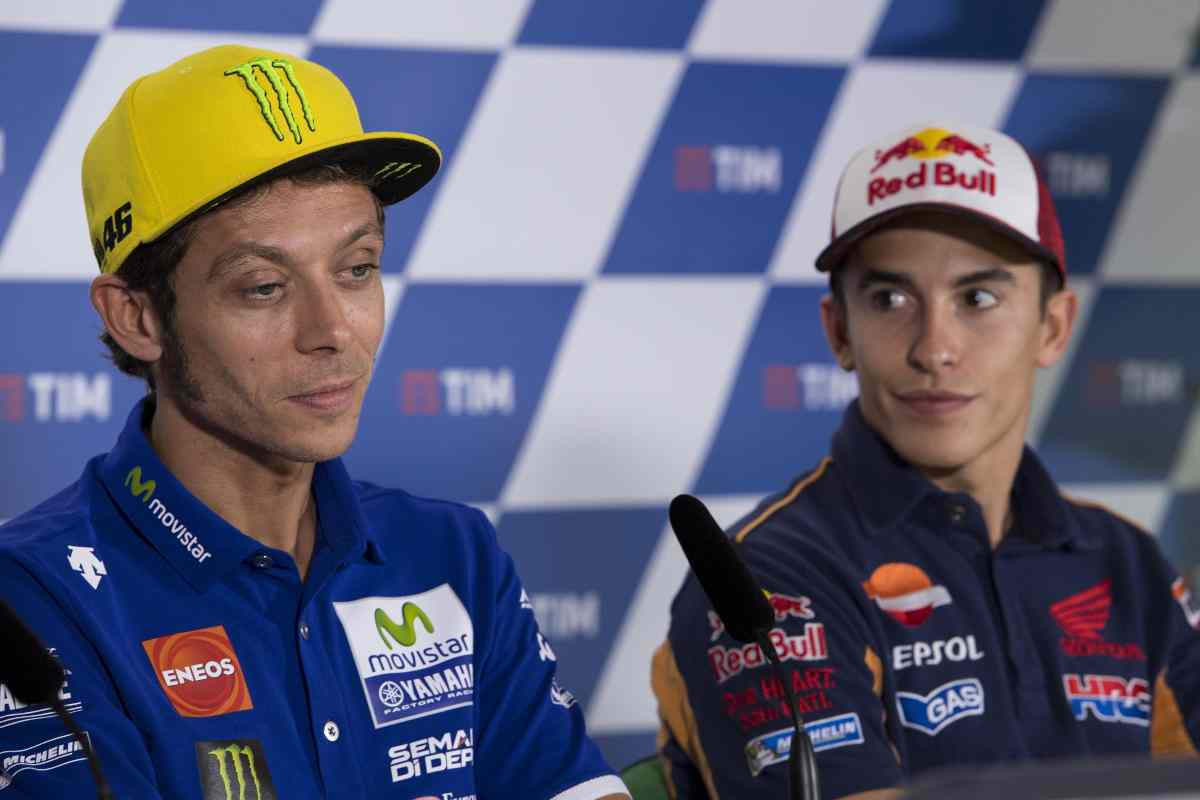 Marc Marquez e Valentino Rossi