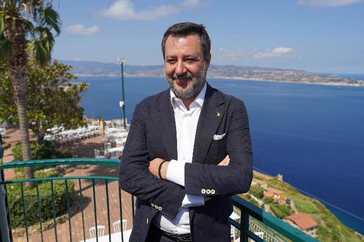 Matteo Salvini Ciocci Ponte Stretto