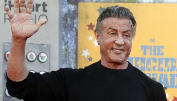 Sylvester Stallone parco auto
