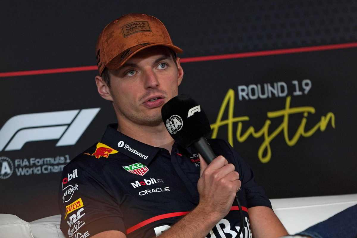 L’ammissione di Verstappen