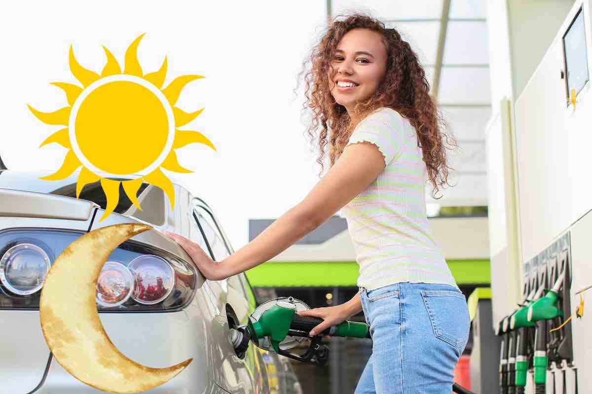 idrogeno auto carburante benzina sole luna