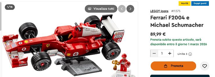 ferrari f2004 lego Michael Schumacher