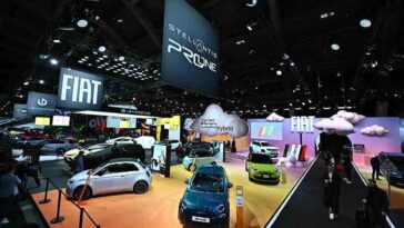 auto in esposizione al Salone di Bruxelles