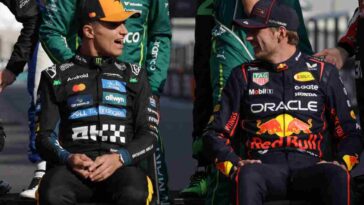 Max Verstappen e Lando Norris