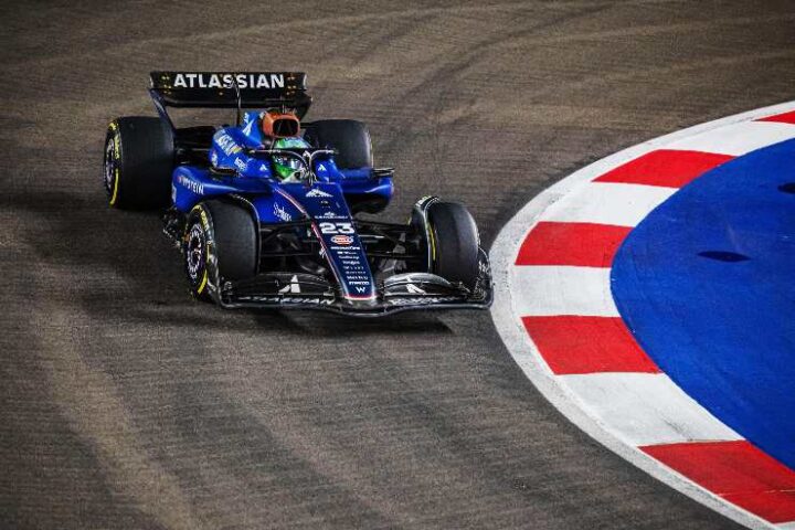 una Williams in pista