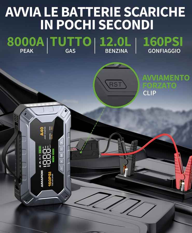 Avviatore per macchina