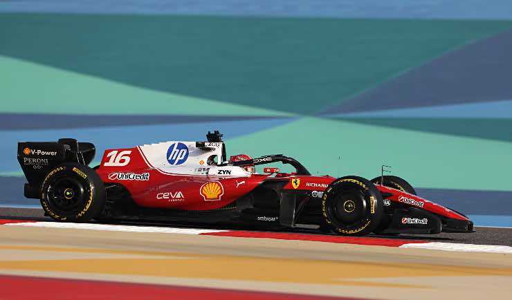 Charles Leclerc per Norris Ferrari davanti