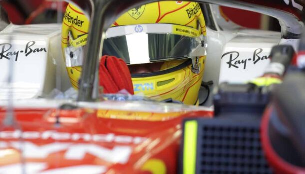 Hamilton e la Ferrari ancora insieme