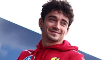 Charles Leclerc in primo piano