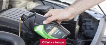 Olio motore offerta a tempo