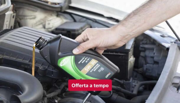 Olio motore offerta a tempo