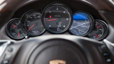 Porsche a tutta velocità